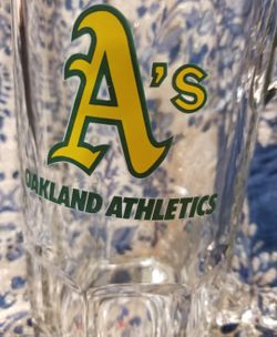 Barware Oakland Athletics Glass Mug  