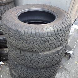 265/70/17 Blackhawk all terrain installed and balanced