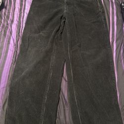 Boys Empyre Black Cords Size 24 With Adjustable Waist