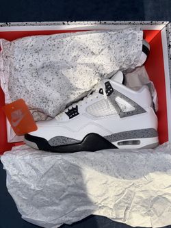 Jordan 4 White Cement