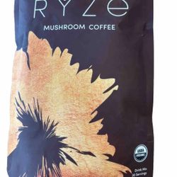 ORGANIC RYZE MUSHROOM COFFEE Brand New Bag 30 Servings EXP 01/2026