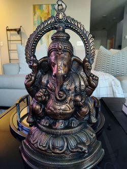 Brass ganpati door hanging
