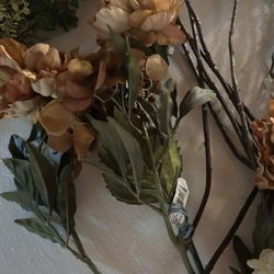 Brand New Silk Flowers And Greens From Michaels And Pier One