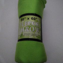 (New) Fleece Throw 50" X 60"