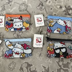 Sanrio Characters 50th Anniversary Zipper Bag