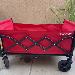 SYOCYO Red Foldable Wagon (small)