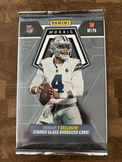 2025 Mosaic Football JUMBO Stained Glass SEALED PACK