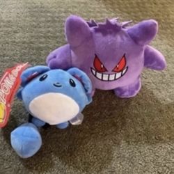 Pokémon Gengar & Mimikyu Plush
