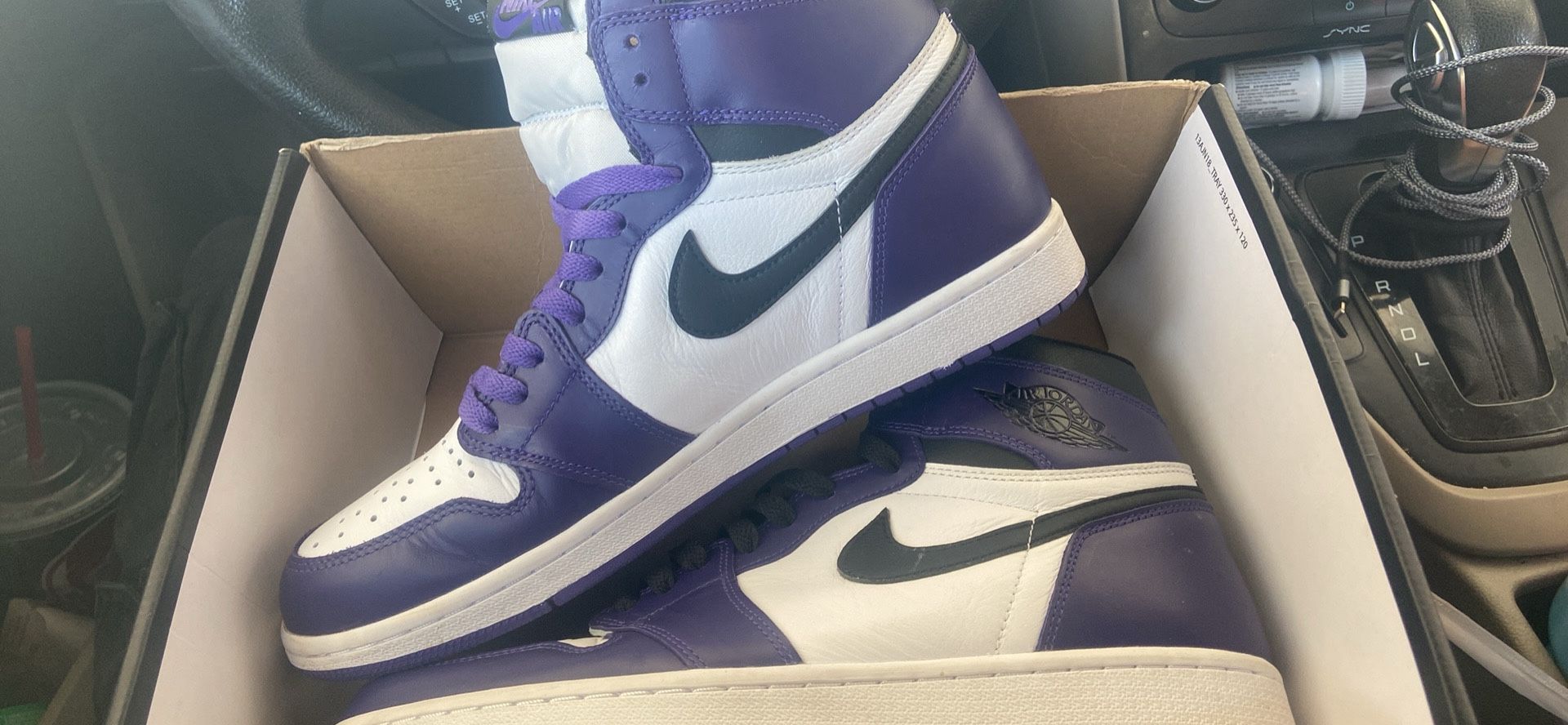 Air Jordan 1 Purple Black