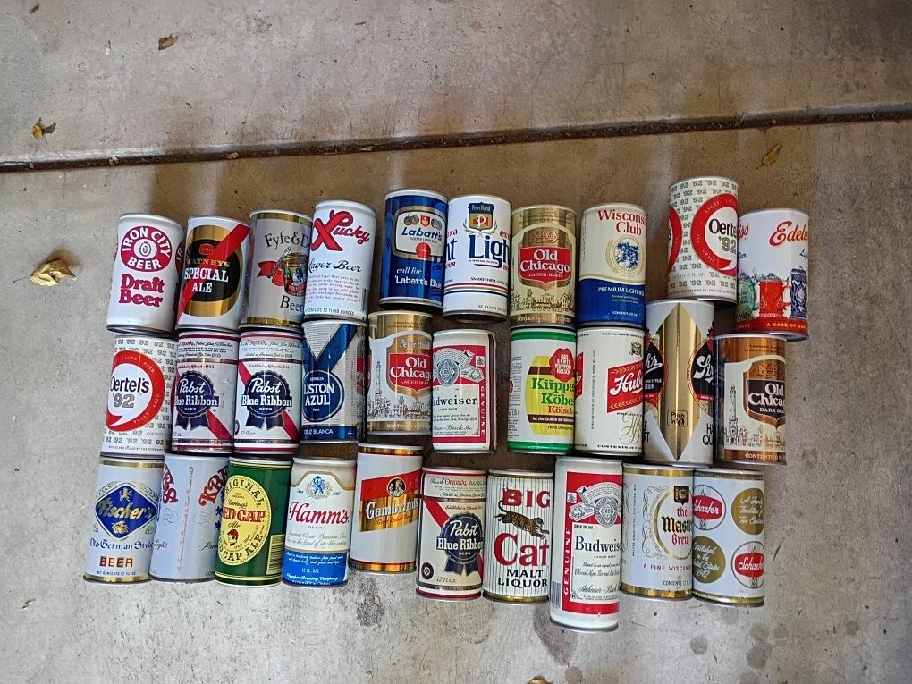 Vintage Beer Cans