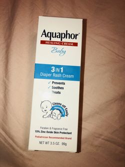 AQUAPHOR 3 IN 1 DIAPER RASH CREAM - 2/$5