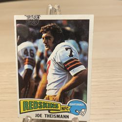 Vintage 1975 Joe Theismann Rookie Card 