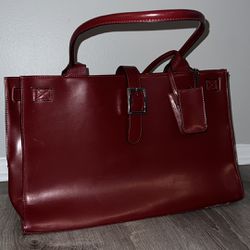 Wilson Leather Large Red Tote Bag