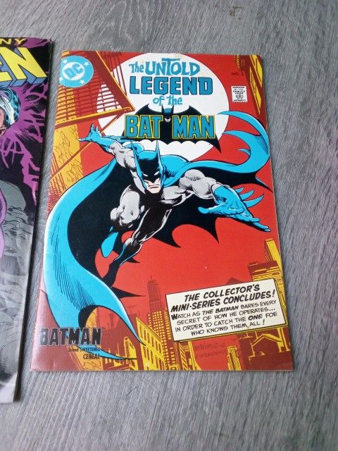Comic Books Batman The Untold Legend 