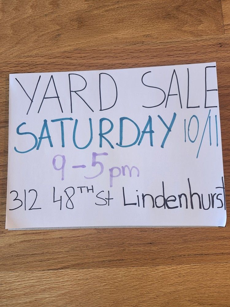 Yard Sale Lindenhurst