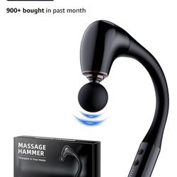 FVZ Massage Gun with Upgraded Extension Handle, 10MM Massage Gun Deep Tissue, Back Massager, Muscles/Neck/Shoulders/Waist/Legs Massager Portable for P