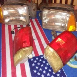 Front lights & back lights for Gimmy G.M.C truck.