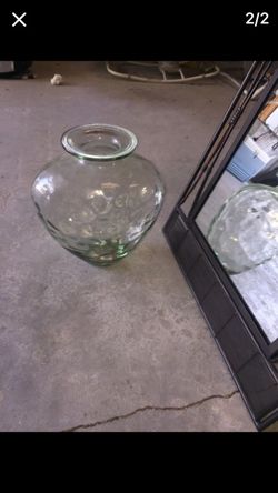 Vintage antique glass vase