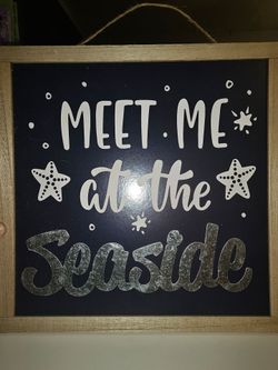 Decor sign priced to sell for $3 cash!