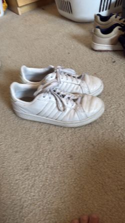 Adidas mens white shoes size 9