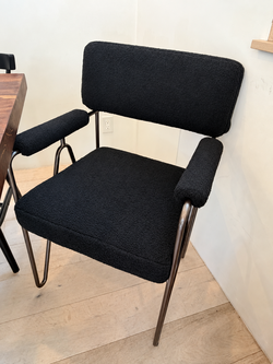 Sheepskin Black Dining Chairs