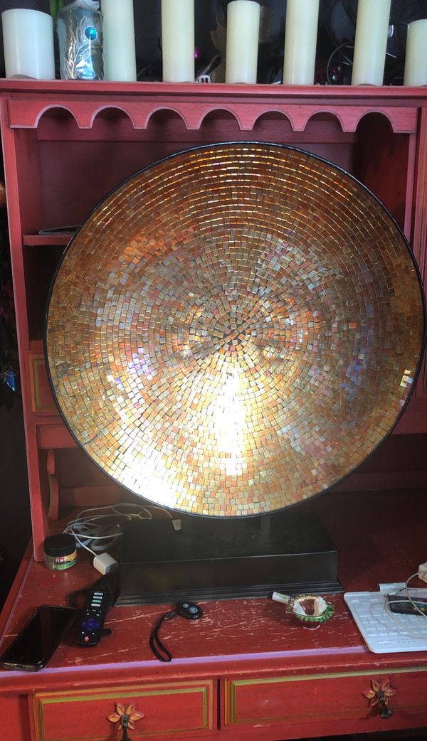 24” Golden Mosaic Decorative Pier 1 Plate for Sale in Gresham, OR - OfferUp