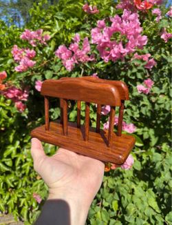 Vintage Goodwood Teak napkin holder