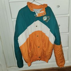 Vintage Miami Dolphins Bomber Jacket 