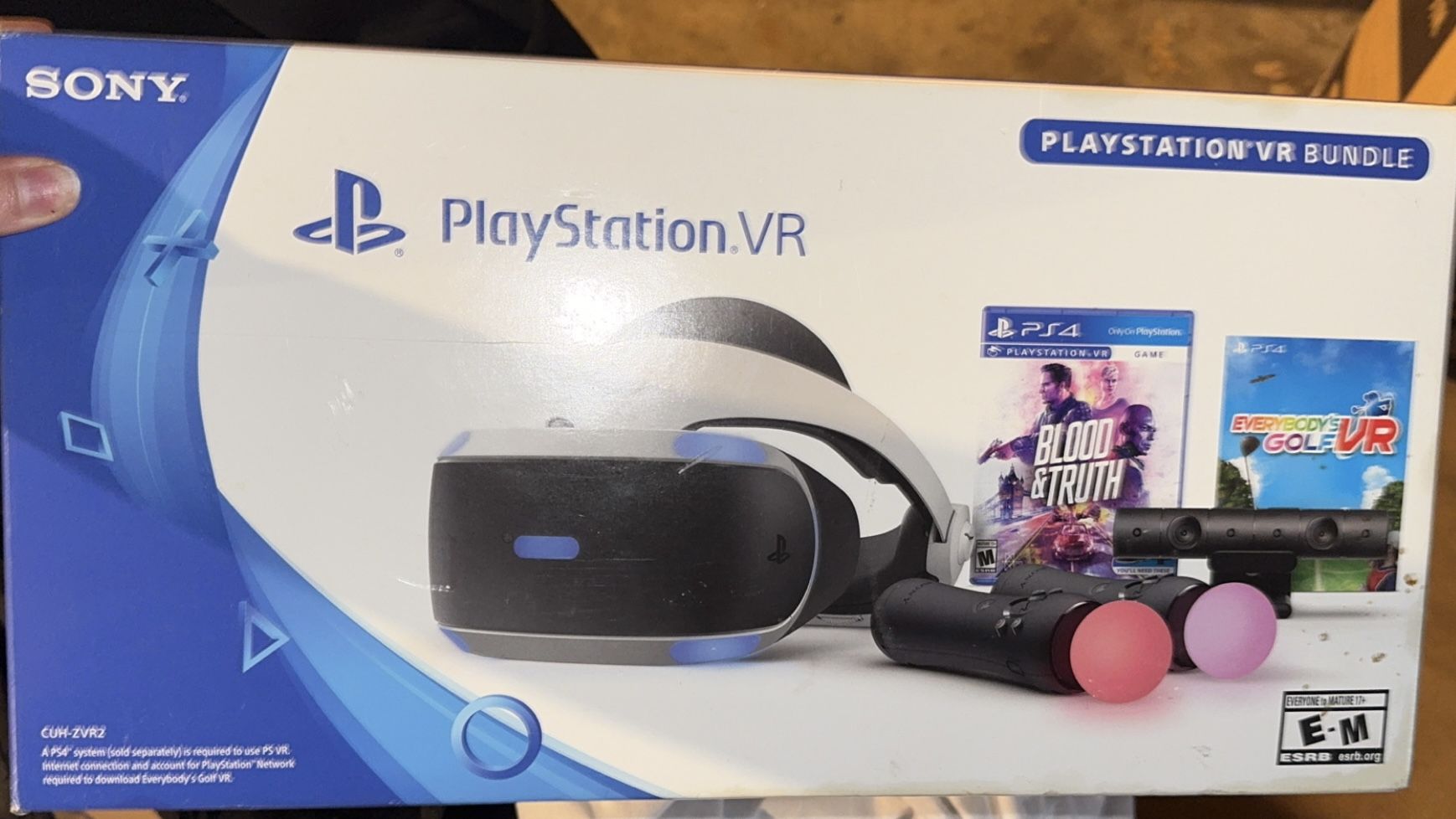 PS VR Headset With Controllers And Camera