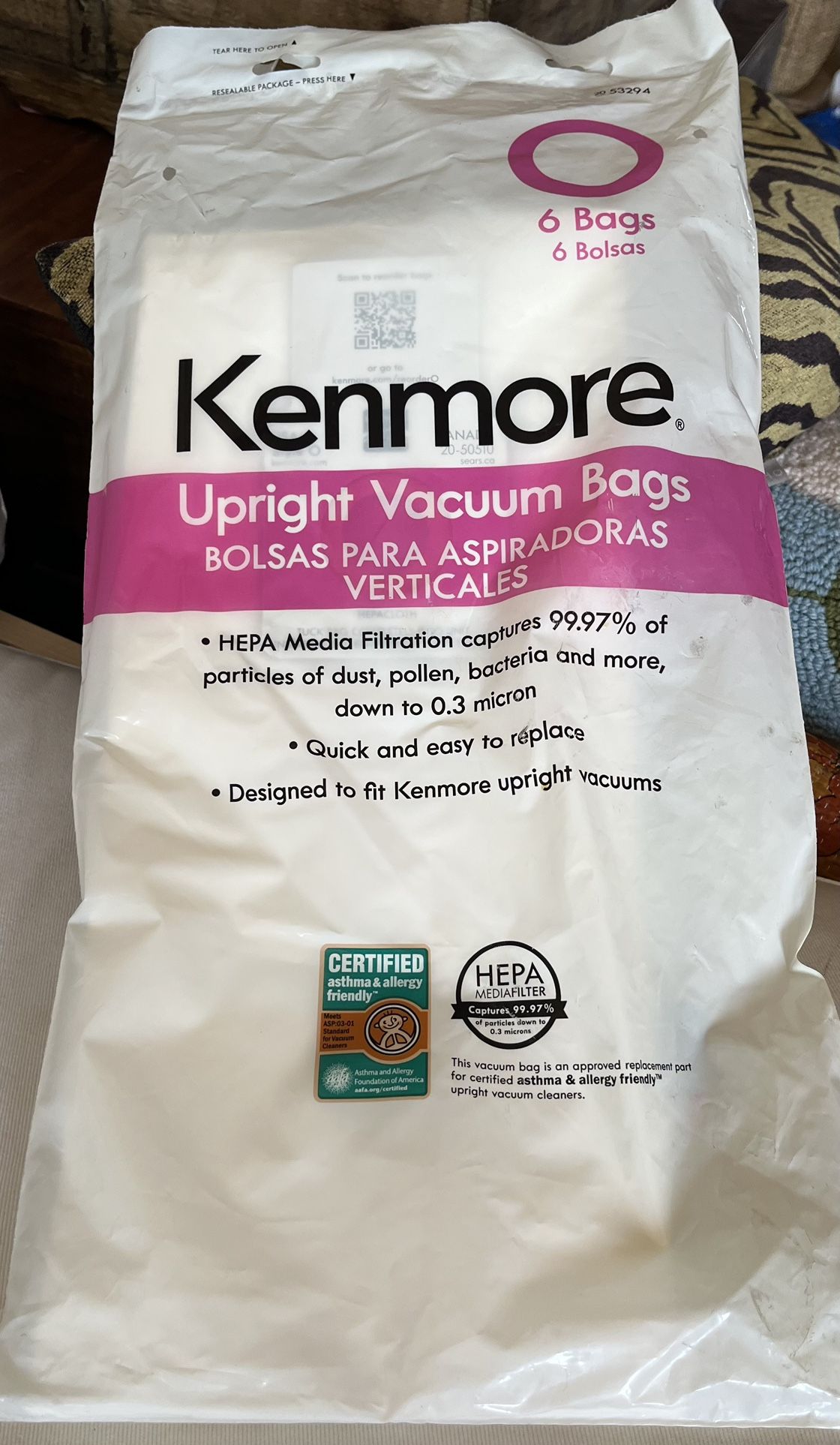 Kenmore Vacuum Bags