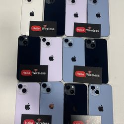 iPhone 14 Black & Blue 128gb Unlocked 🔥🔥🔥