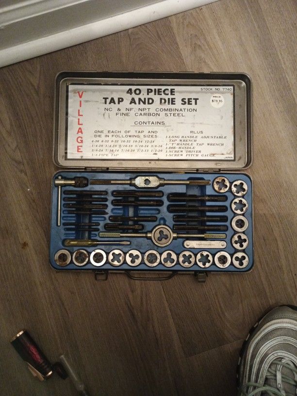 40pc Tap And Die Set