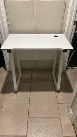 Desk White With Black Trim New