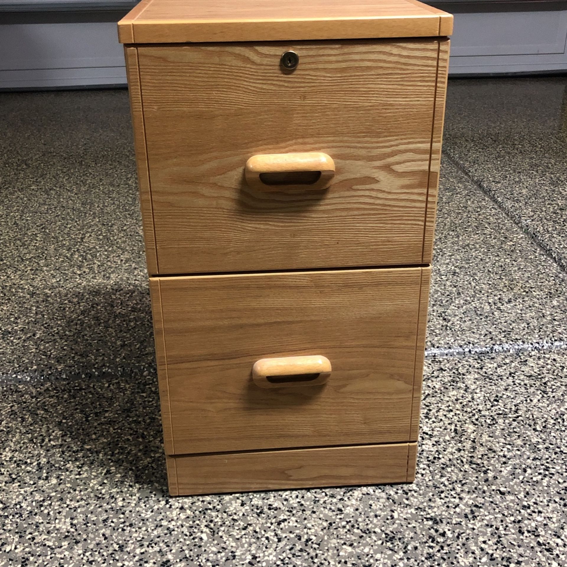 Wooden File Cabinet $5