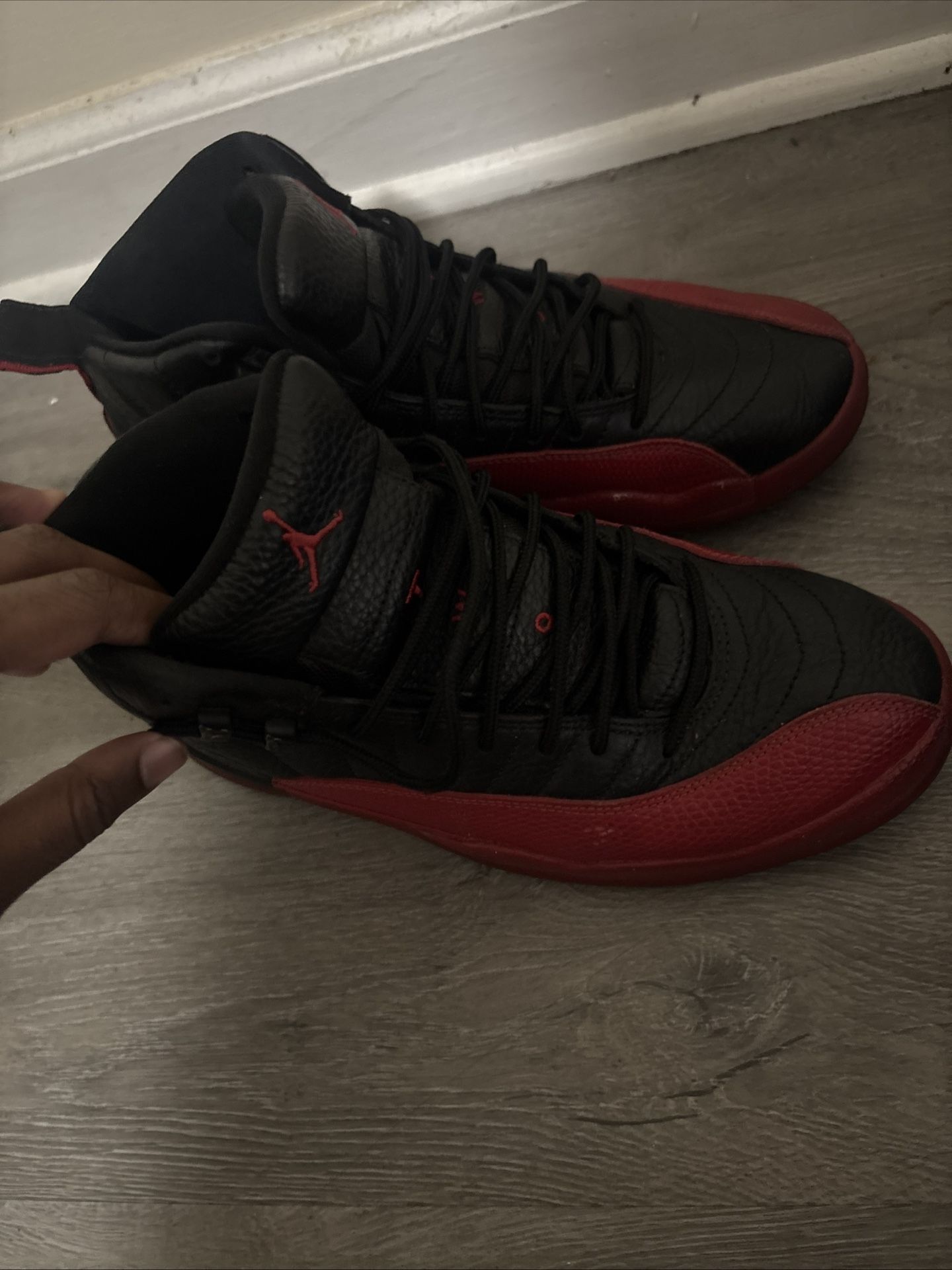 Air Jordan 12 “Flu Game” — Iconic Black & Red Legacy. They Had Got To Small So My Friend Wanted To But The But His Price Was To Low