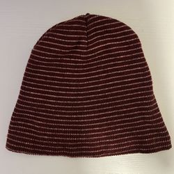 STRIPED BEANIE CAP
