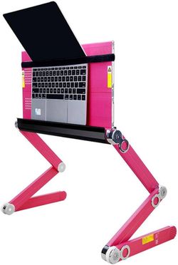 Can Lie Flat On Laptop Table Lying Down Bed fold Lifting Lazy Table Aluminum Alloy Computer Table