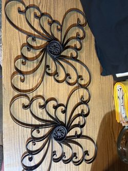 2 Black Iron decoration