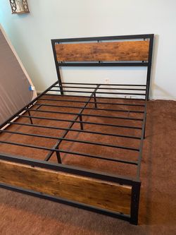 Queen bed frame
