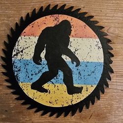 Decorative Saw Blade Bigfoot
