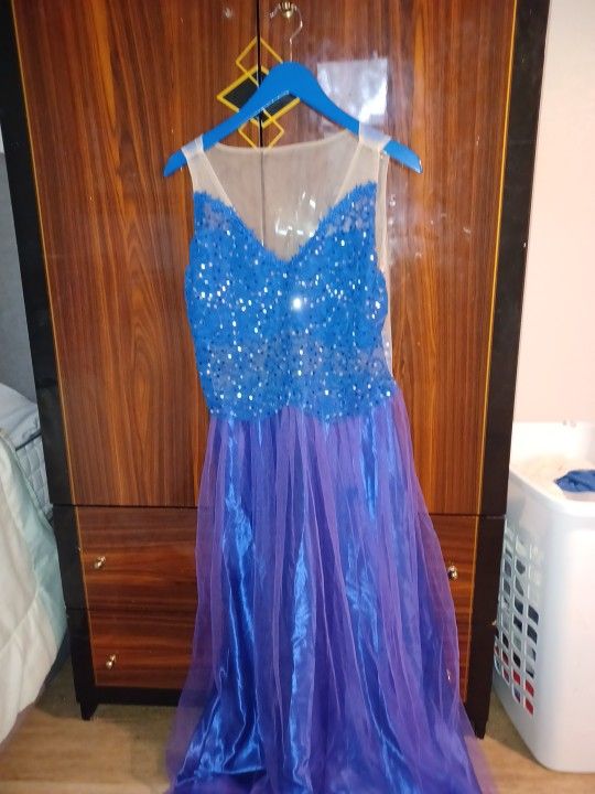 Long Prom Dress A Line Formal Evening Dress Tulle Bridesmaid Wedding Party Dress