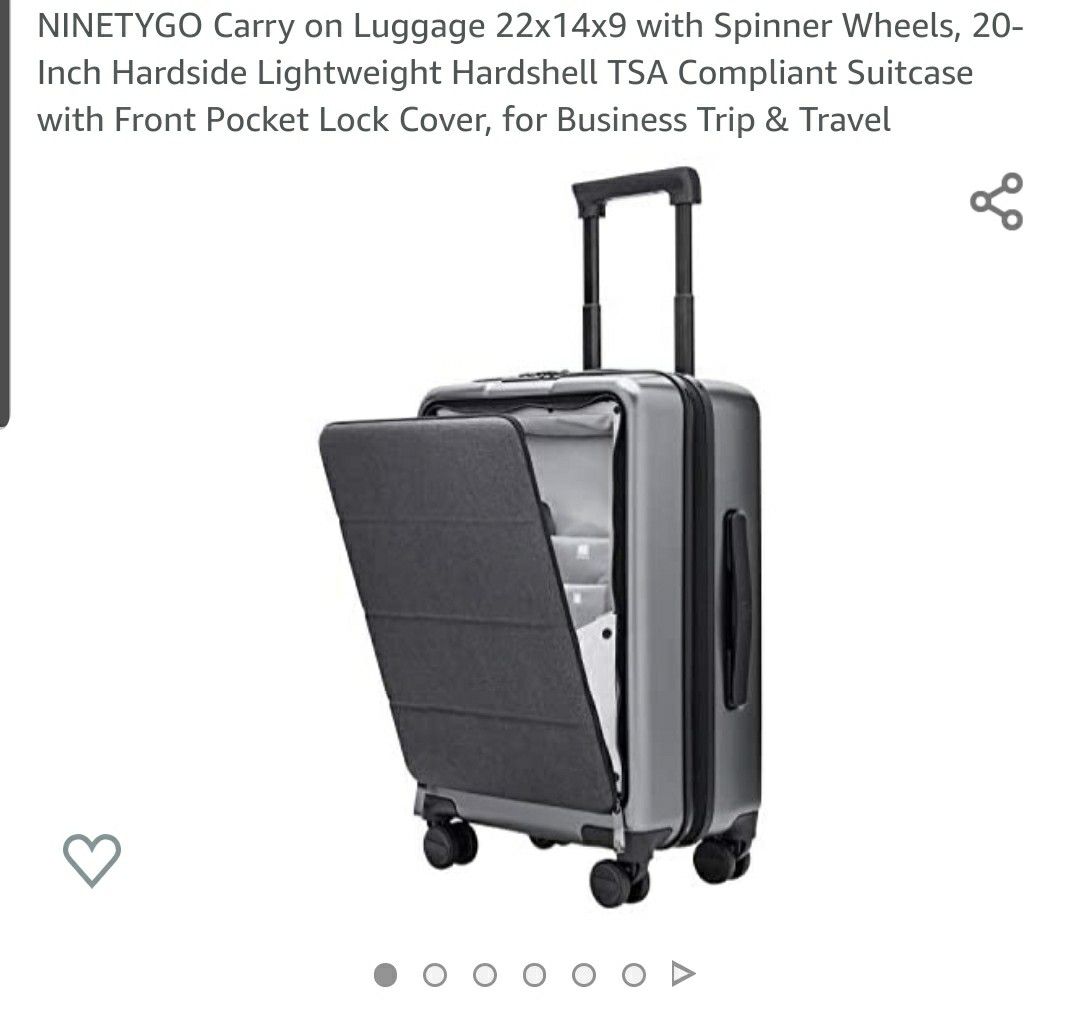 High-end TSA compliant zipper lock luggage CLEARANCE