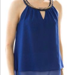 New with tags size SMALL blue tank top