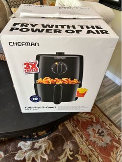 NEW Chefman TurboFry 5-Qt Air Fryer – Never Used