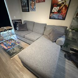 Grey Couch With Chaise