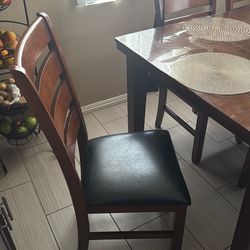 Dining table and chairs