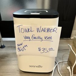 Towel Warmer Perfect Condition 3 Medium Towels 2 Large Bath Towels Fit 