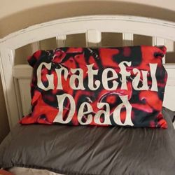 STORAGE FIND GRATEFUL DEAD PILLOW CASE REGULAR SIZE, COLLECTABLE, VINTAGE !