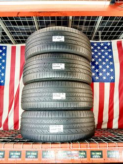 ✔️ Set of 4 Used tires P245/50R20 HANKOOK VENTUS S1 A/S ALL SEASON TOURING 245 50 20