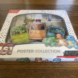 POKEMON TCG: SCARLET & VIOLET - 151 POSTER COLLECTION BOX / NEW & SEALED
